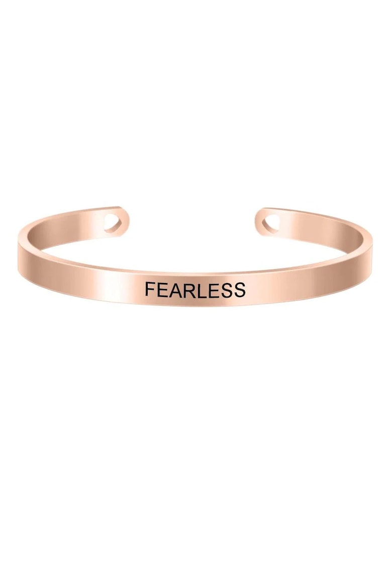 Bratara ajustabila - aurie - gravata Fearless P2 - - Auriu rose