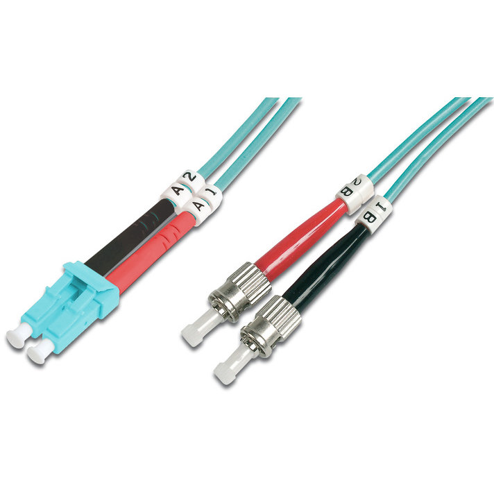 Cablu Fibra Optica LC - ST 3m Turquoise