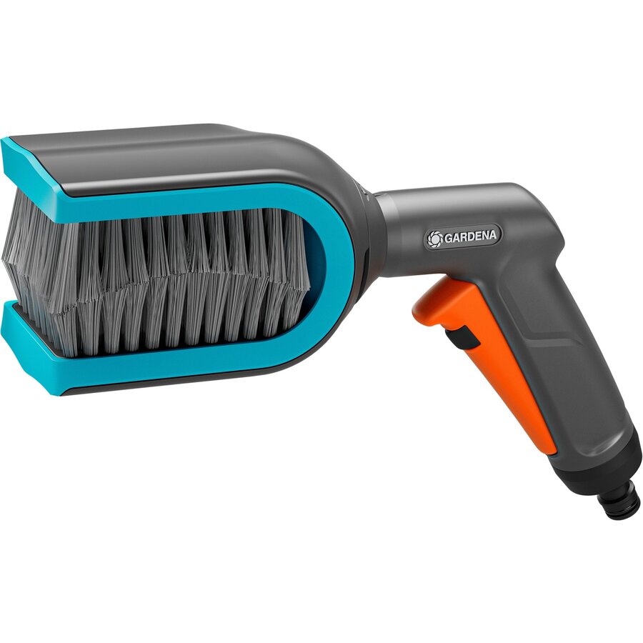 Perie pentru Jaluzele Cleansystem Blind Brush 18850-20 cu Racord la Apa Gri/Turcoaz