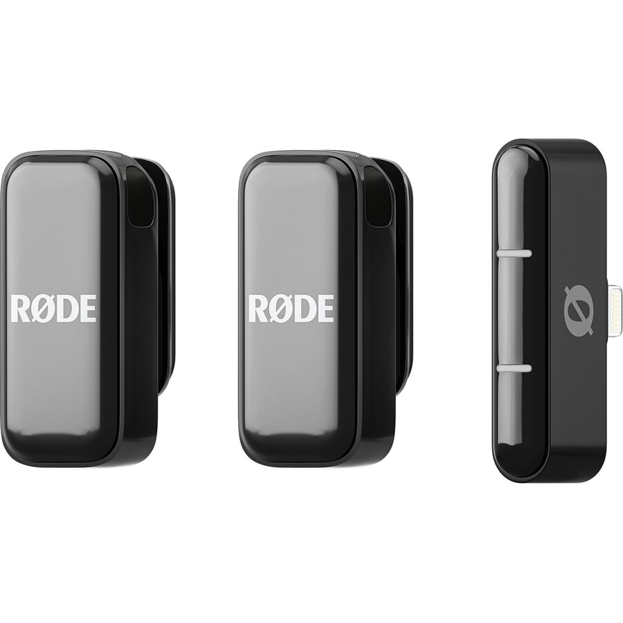 Microfon Microphones Wireless Micro Lightning, microphone (black)