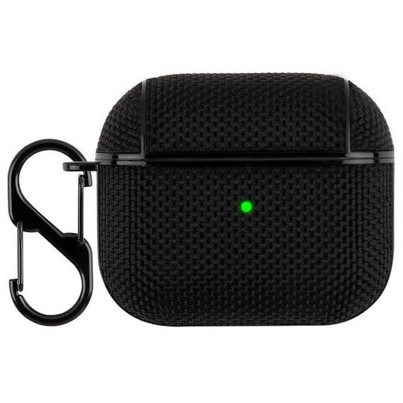 Casca de Telefon Shell Cover compatibila cu Apple AirPods 3, Negru