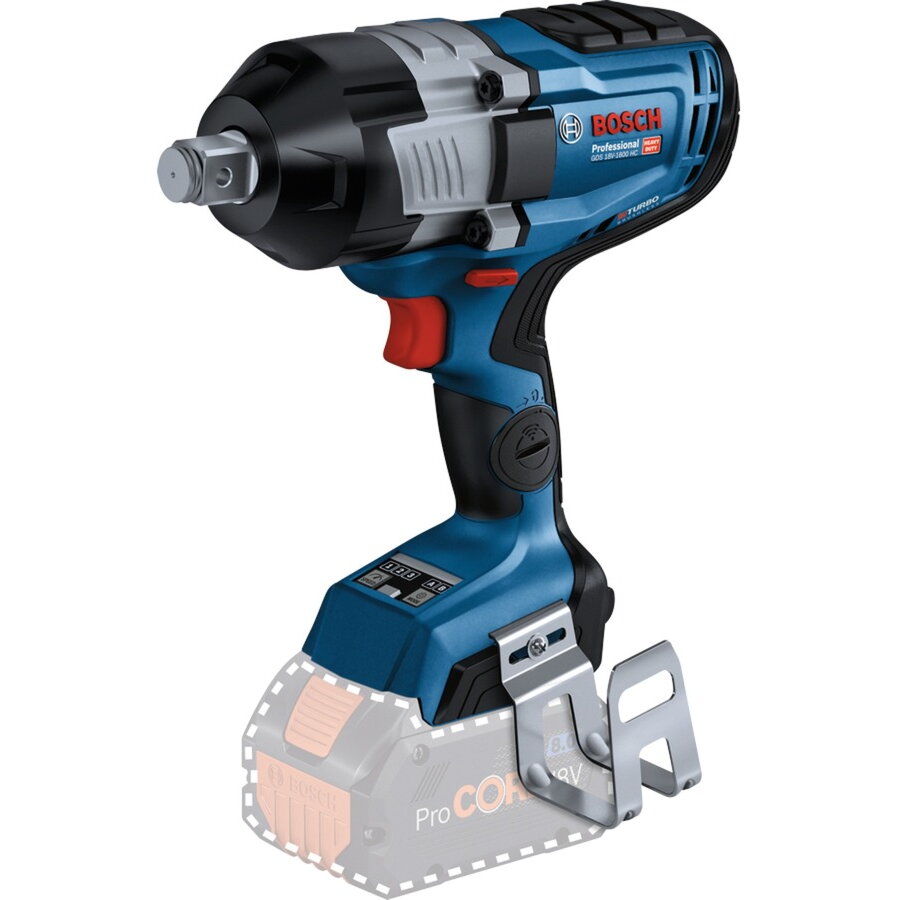 Bosch cordless impact wrench BITURBO GDS 18V-1600 HC Professional solo, 18Volt (blue/black, without battery and charger, 3/4)