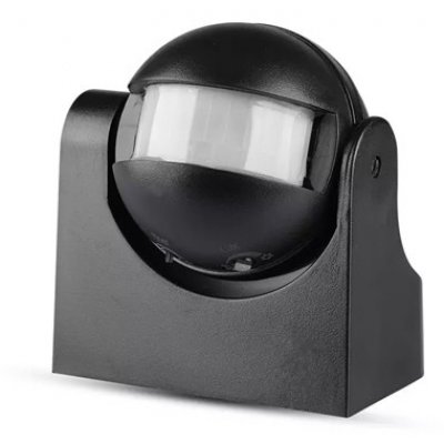 Senzor miscare infrarosu, negru V-TAC SKU-5077