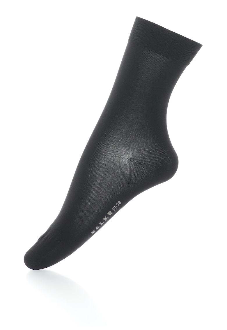 Sosete cu structura fina din amestec de bumbac Cotton Touch - Negru