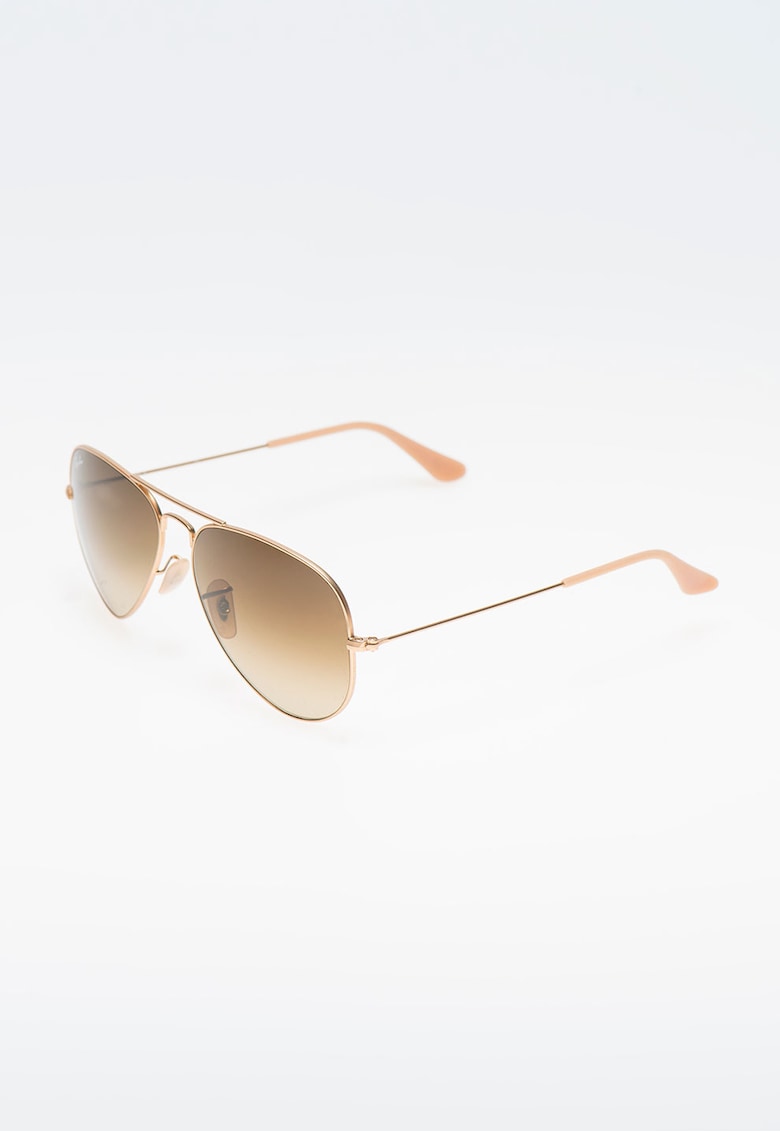 Ochelari de soare aviator unisex - Auriu -