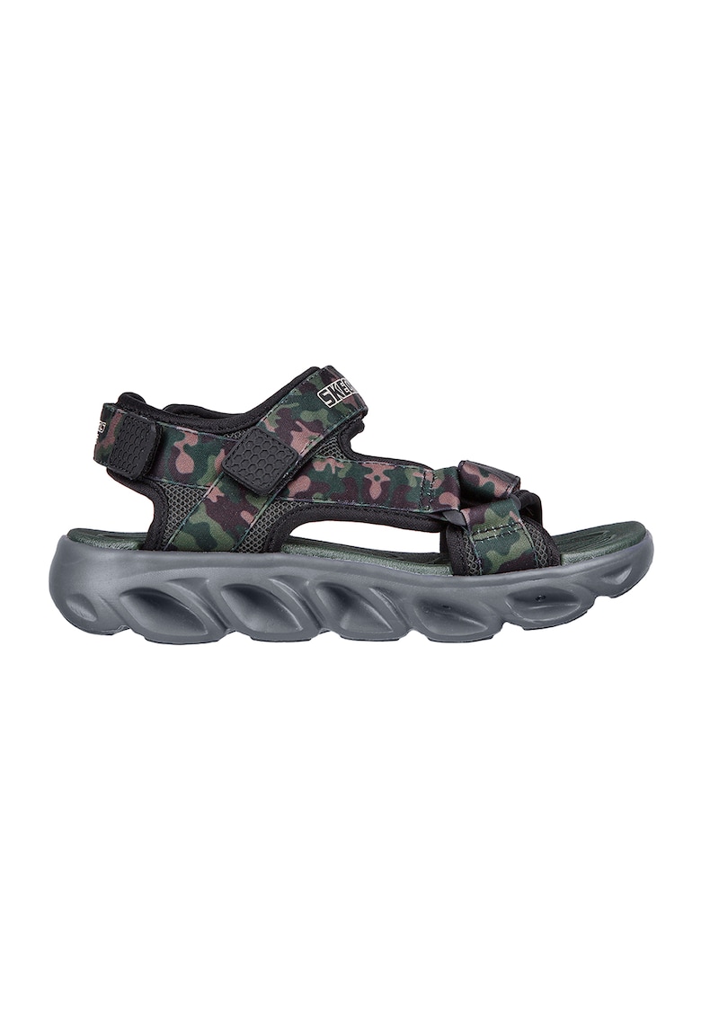 Sandale din material textil cu velcro Hypno - Verde/Negru