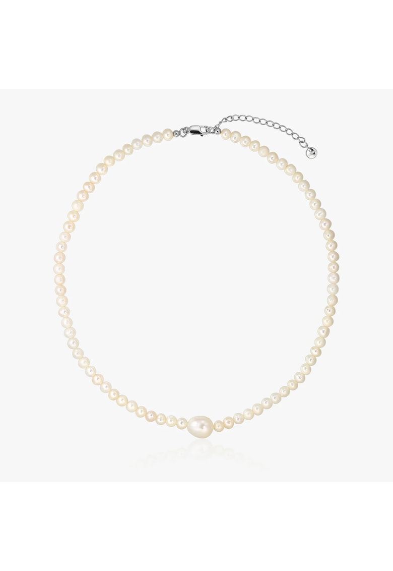 Colier din argint Chanti - Perle de cultura - 39-44 cm