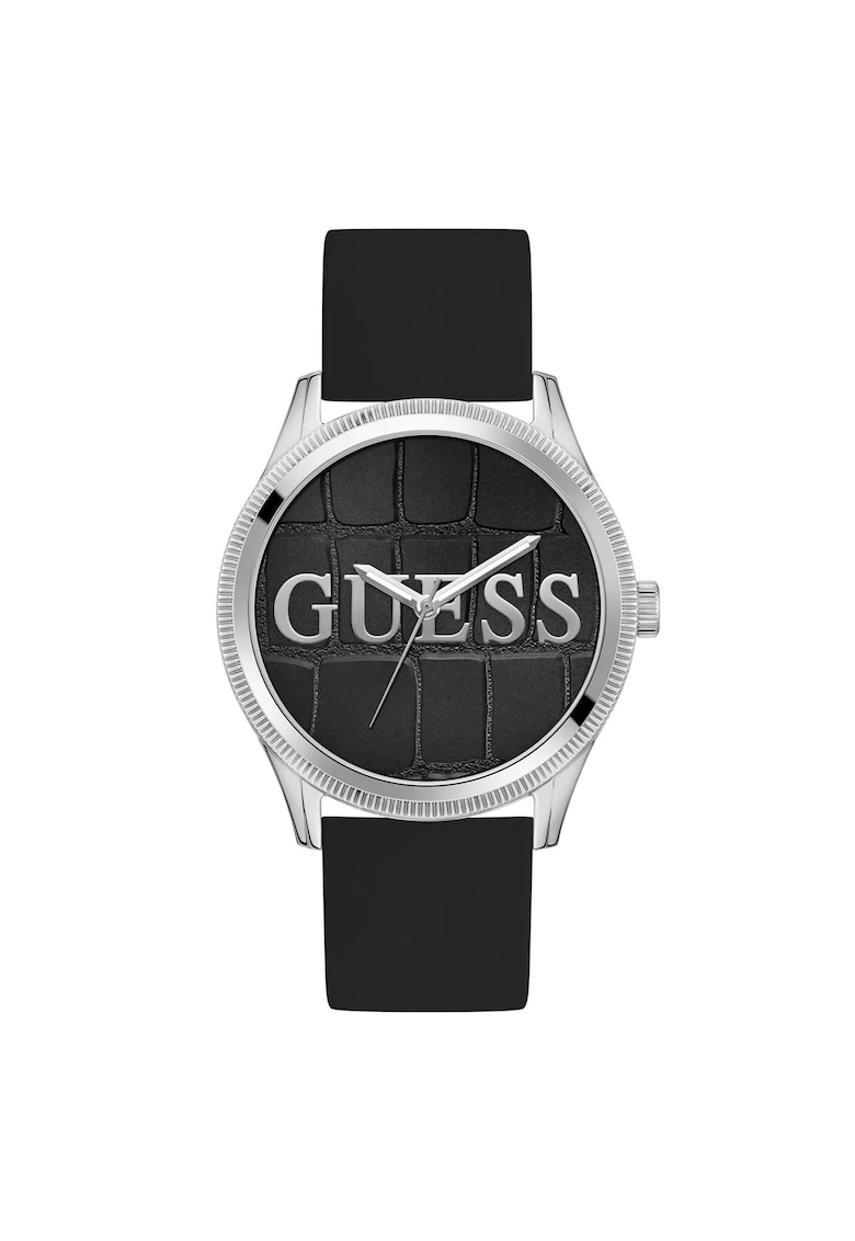 Ceas barbatesc  GW0888G1 - carcasa 44mm - curea silicon gri metalizat - mecanism quartz - rezistenta la apa 3 ATM