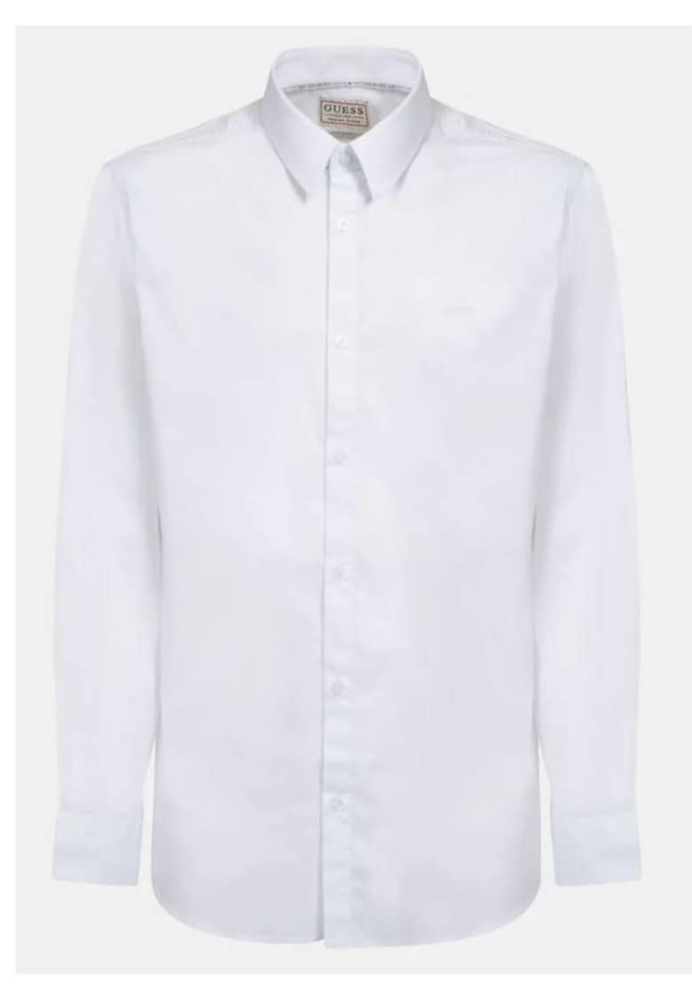Camasa slim fit din amestec de bumbac -