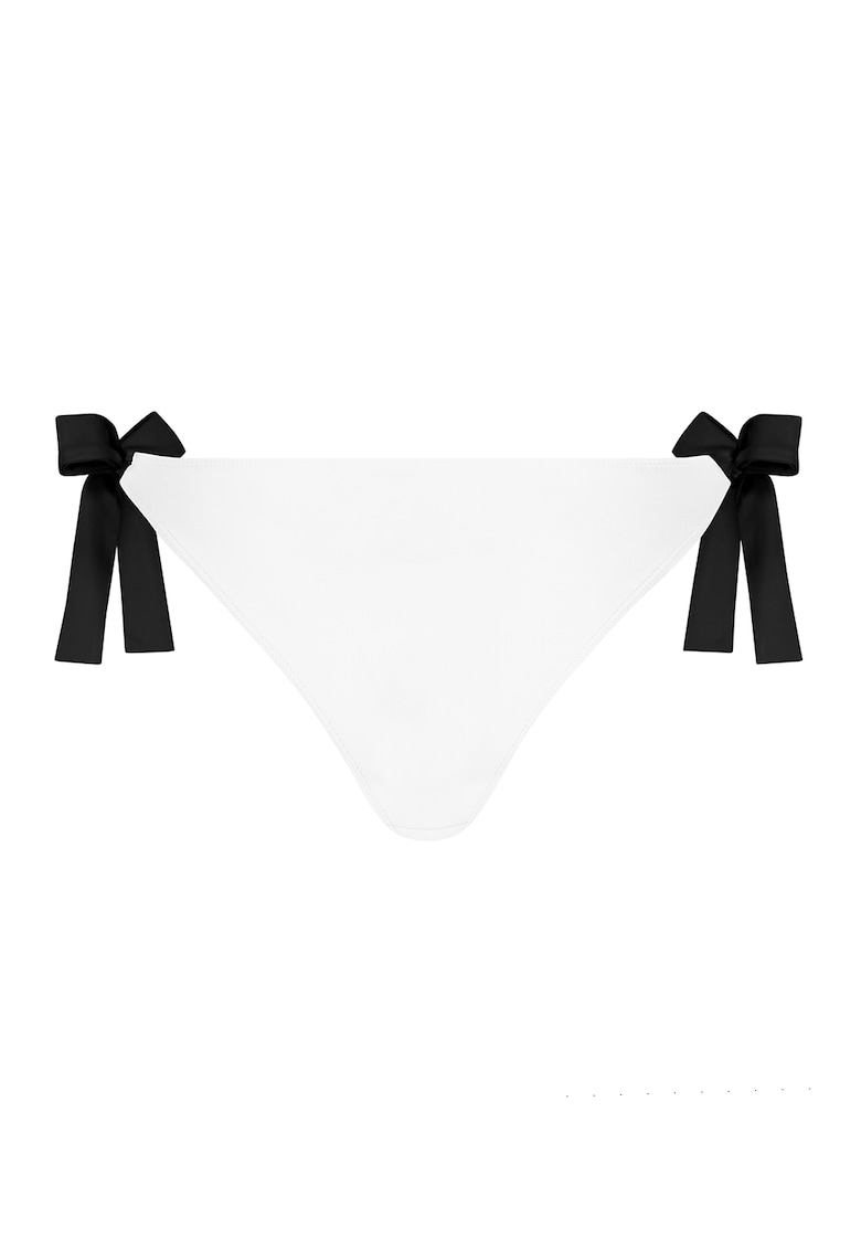 Slip brazilian - Alb/Negru