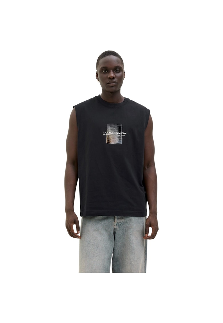 Maiou JACK &JONES Alma Sleeveless Crew 48313 - Negru
