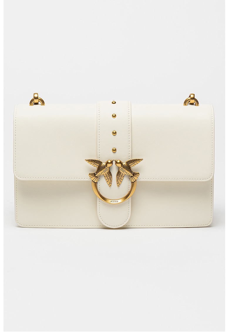 Geanta piele Love Classic - 66497 - Alb murdar - 16 x 27 x 7 CM