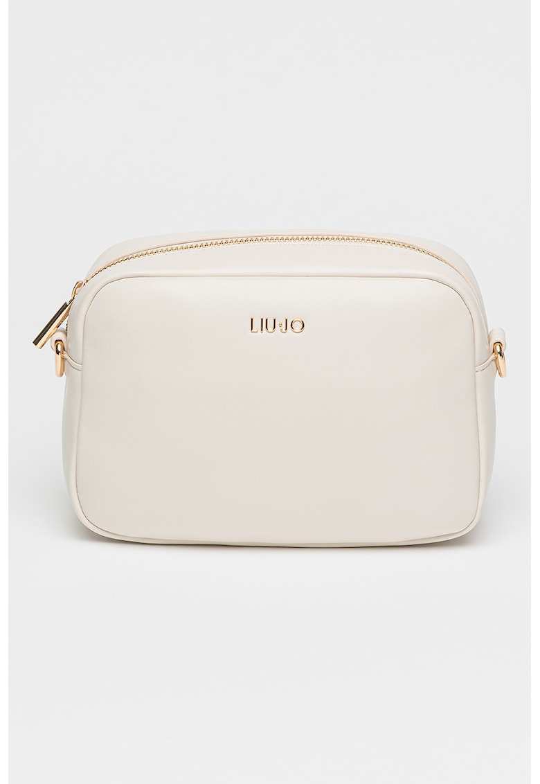 Geanta crossbody din piele ecologica Caliwen - Alb murdar