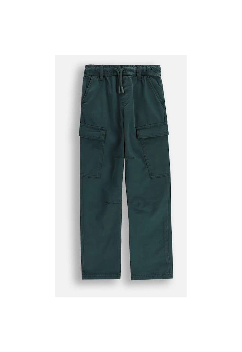 Pantaloni cargo cu talie ajustabila -