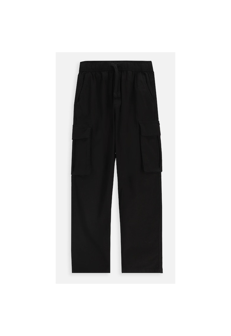 Pantaloni cargi cu talie medie