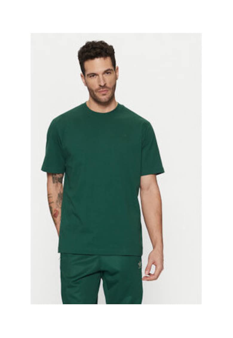 Tricou regular fit la baza gatului din bumbac uni