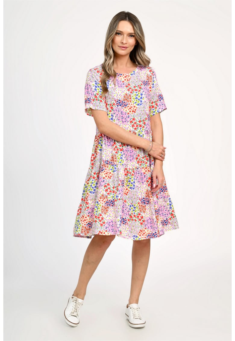 Rochie Dama  Microfloral - Multicolor