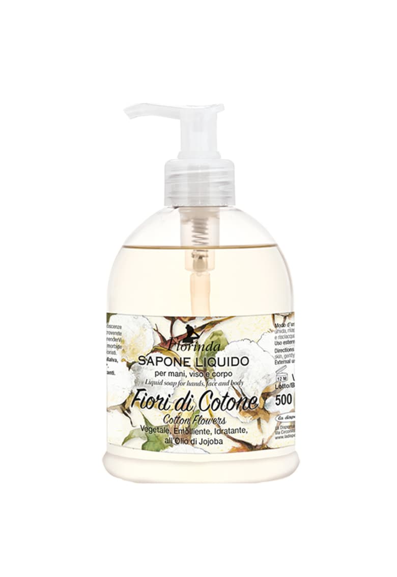 Sapun lichid hidratant  cu de si de ml213 - Flori de bumbac/Ulei de Jojoba - 500 ml