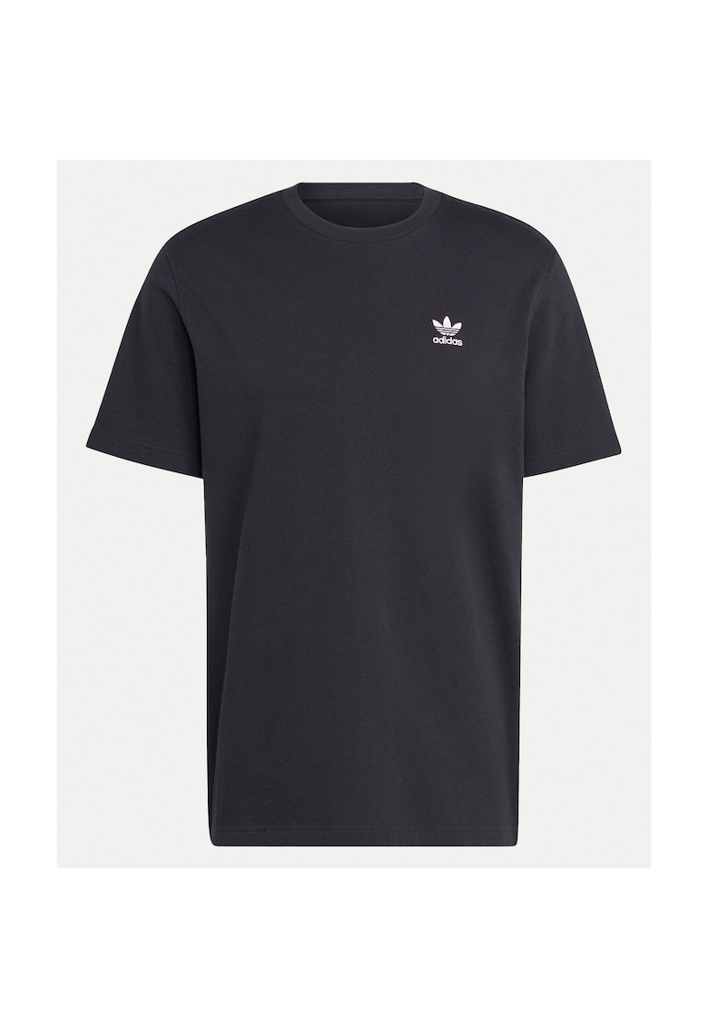 Tricou cu decolteu la baza gatului si detaliu logo