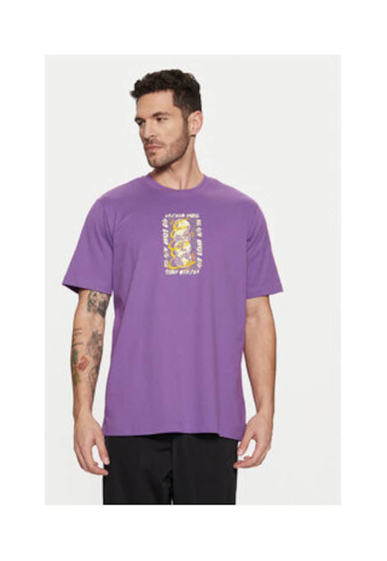 Tricou cu imprimeu grafic din bumbac