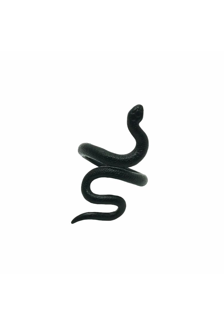 Inel negru - reglabil - forma de sarpe - Tenna C1 -