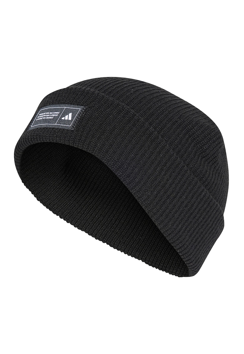 Caciula elastica striata unisex - Negru