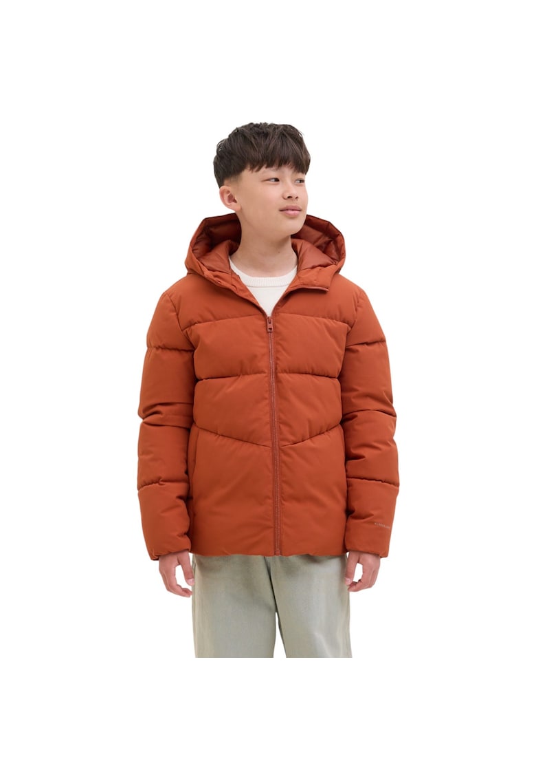 Geaca JACK &JONES Global Puffer JNR 50068 - Rosu