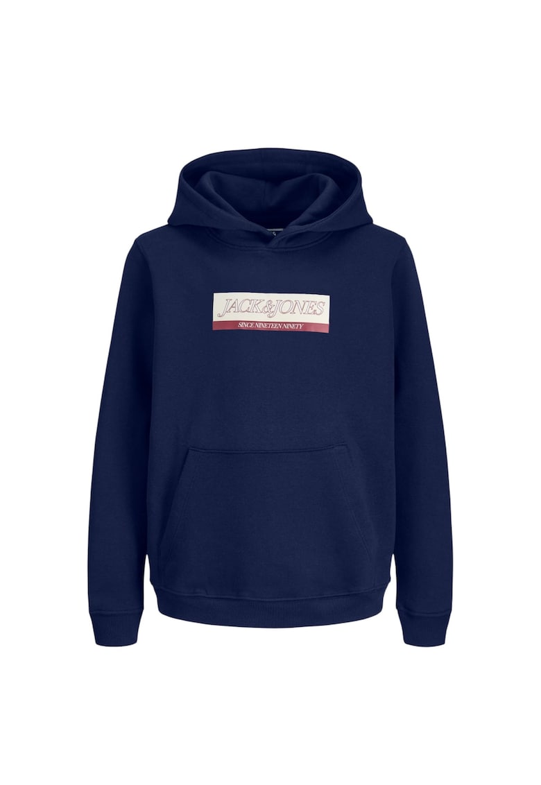 Hanorac JACK &JONES Inwood Block Branding JNR 50129 - Albastru