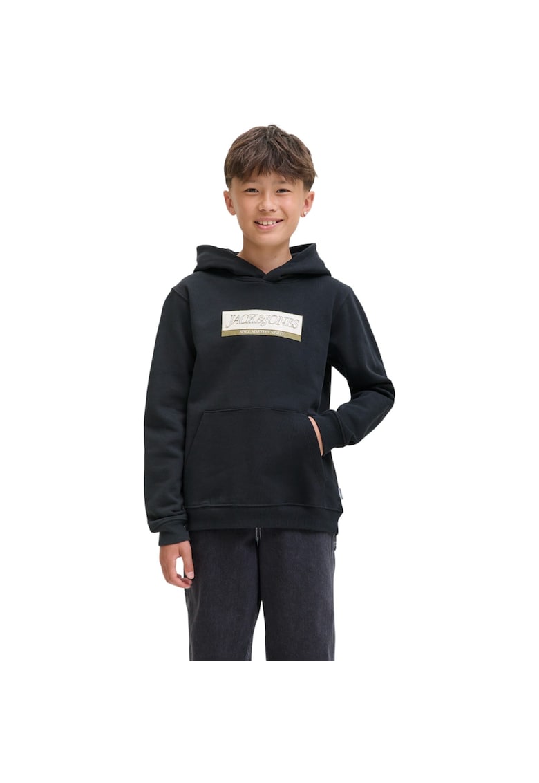 Hanorac JACK &JONES Inwood Block Branding JNR 50124 - Negru