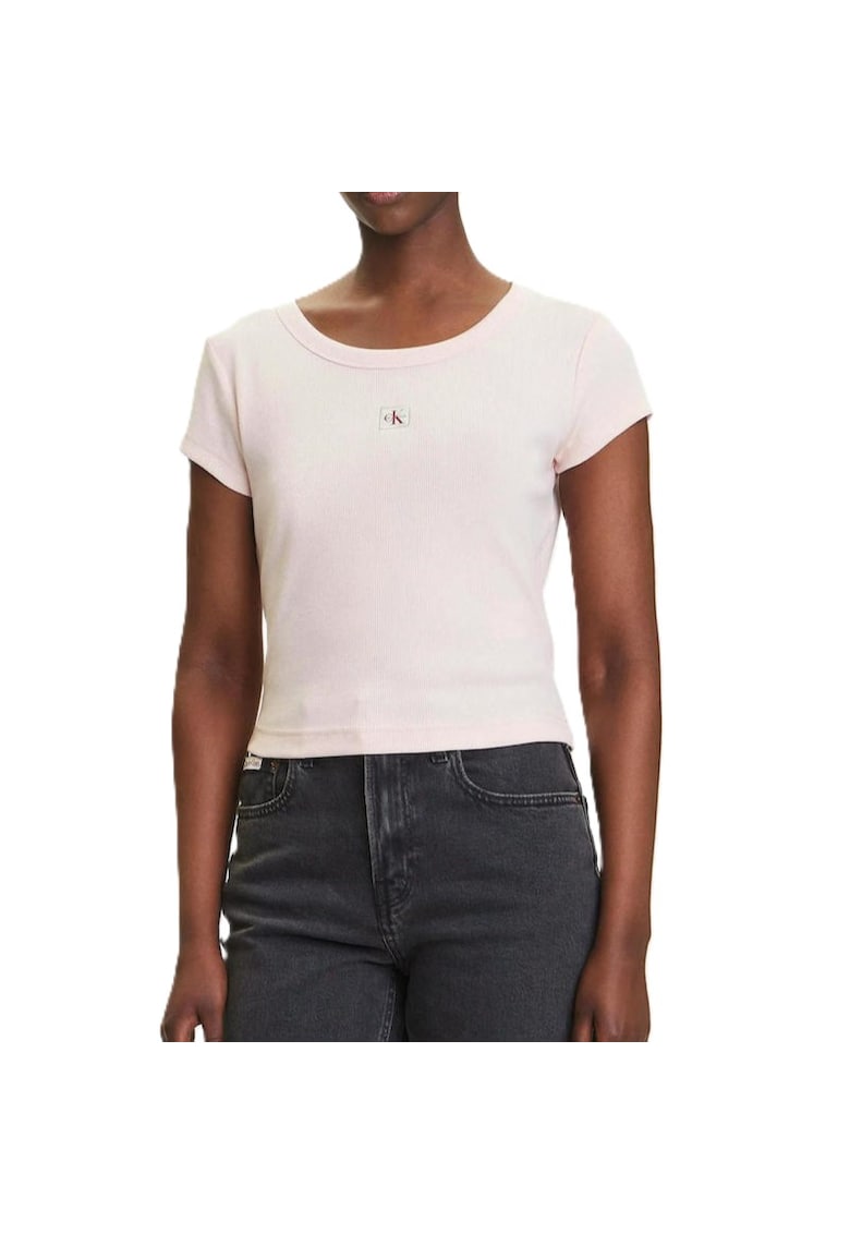 Tricou  A- WOVEN LABEL 2X2 RIB BABYTEE-LV047C200G-VI7