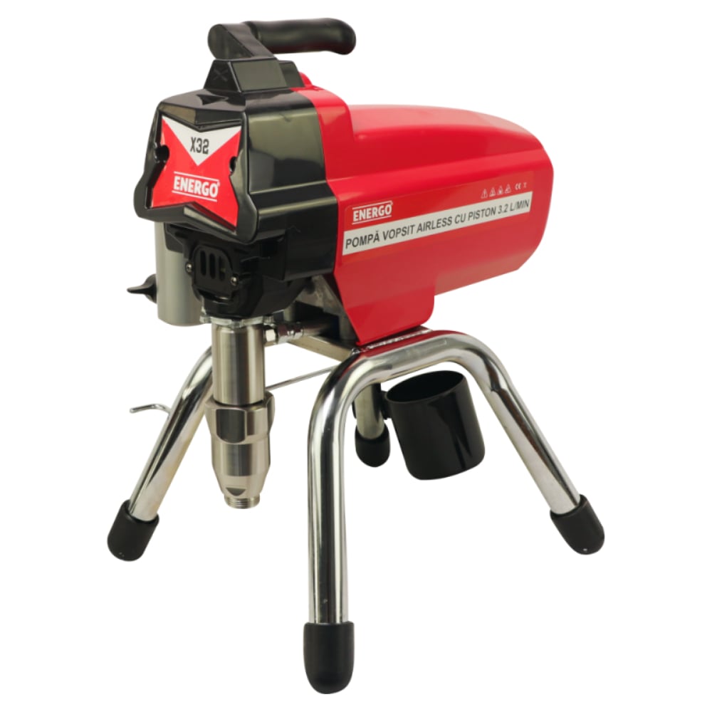 Pompa vopsit airless x32 piston Energo Pmax, 3.2 l/min, 210 bar, 2600 W