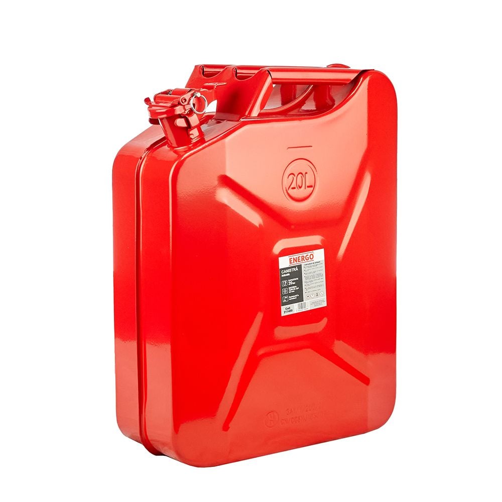 Canistra pentru combustibil Energo, metal, 20 l