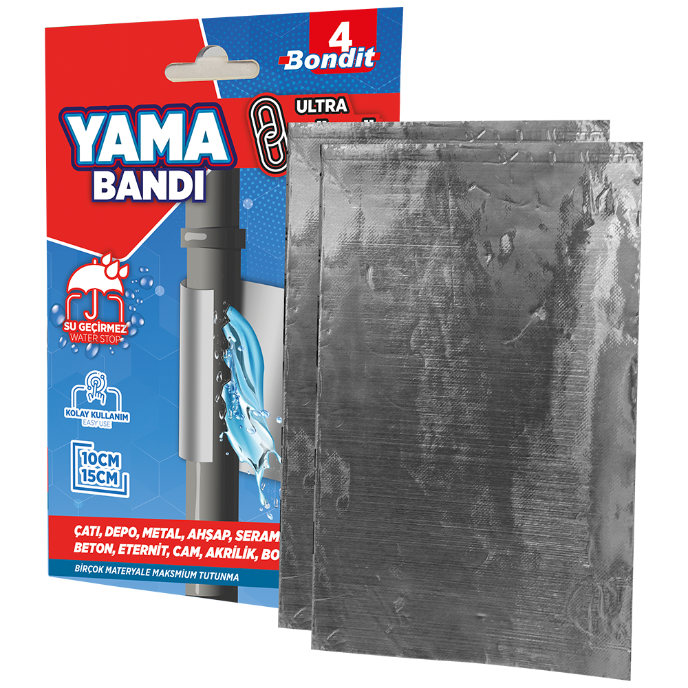 Banda adeziva impermeabila tip plasture Bondit, plastic, 100 mm x 0.15 m
