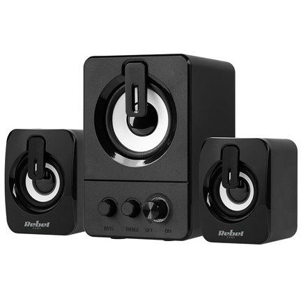 Boxe PC 2.1 CS-50 2x 3W 4ohm Negru