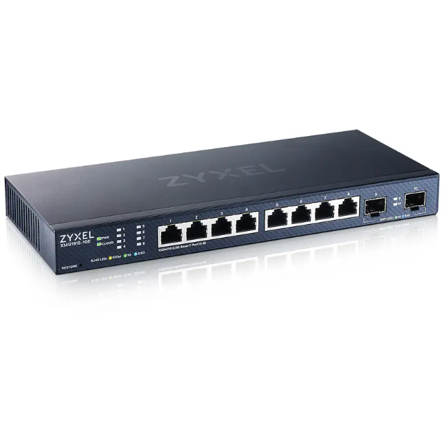 Switch XMG1915-10E 8PORT GBE 2 SPF+ Negru