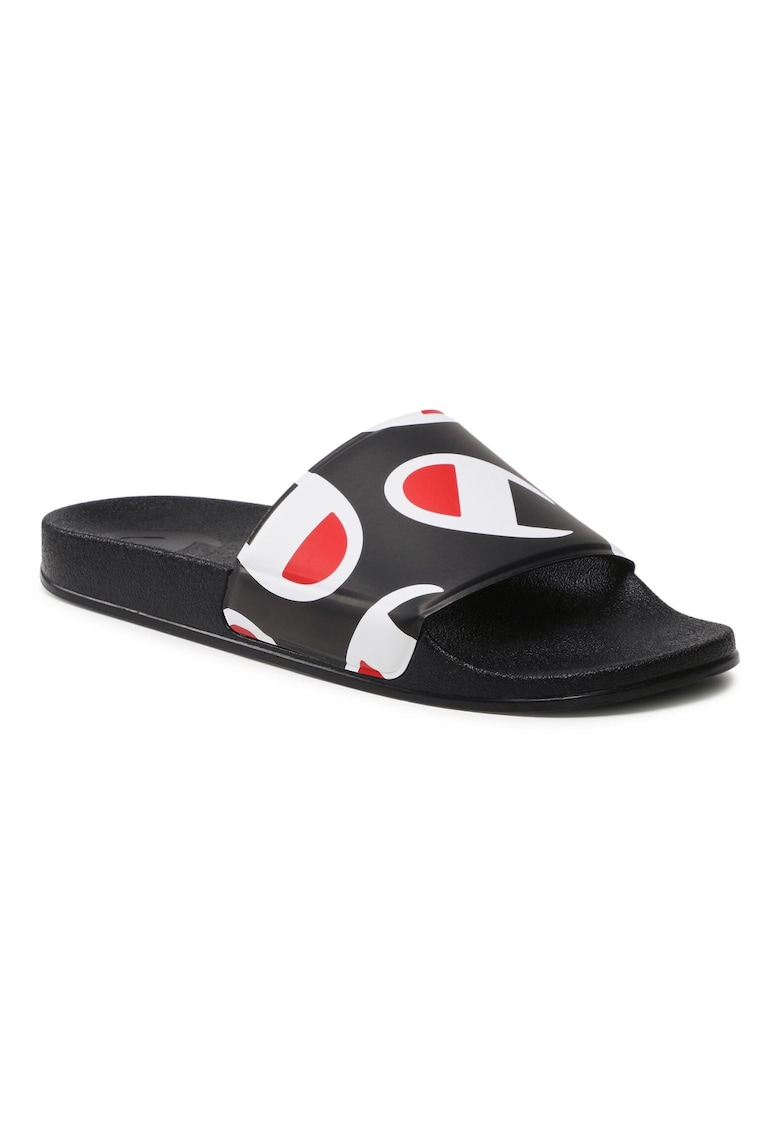 Papuci flip-flop barbati -  302452521 - Textil - Negru - Negru