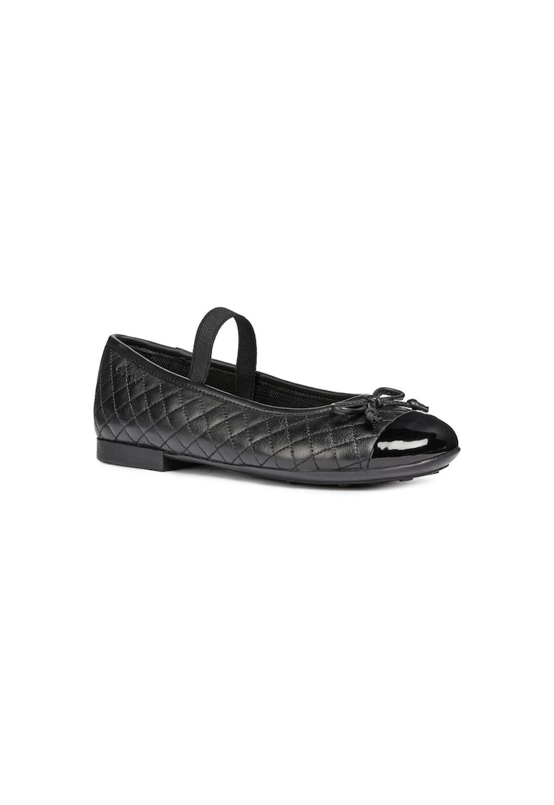 Espadrile baieti -  Jr Plie' - Piele naturala - Negru