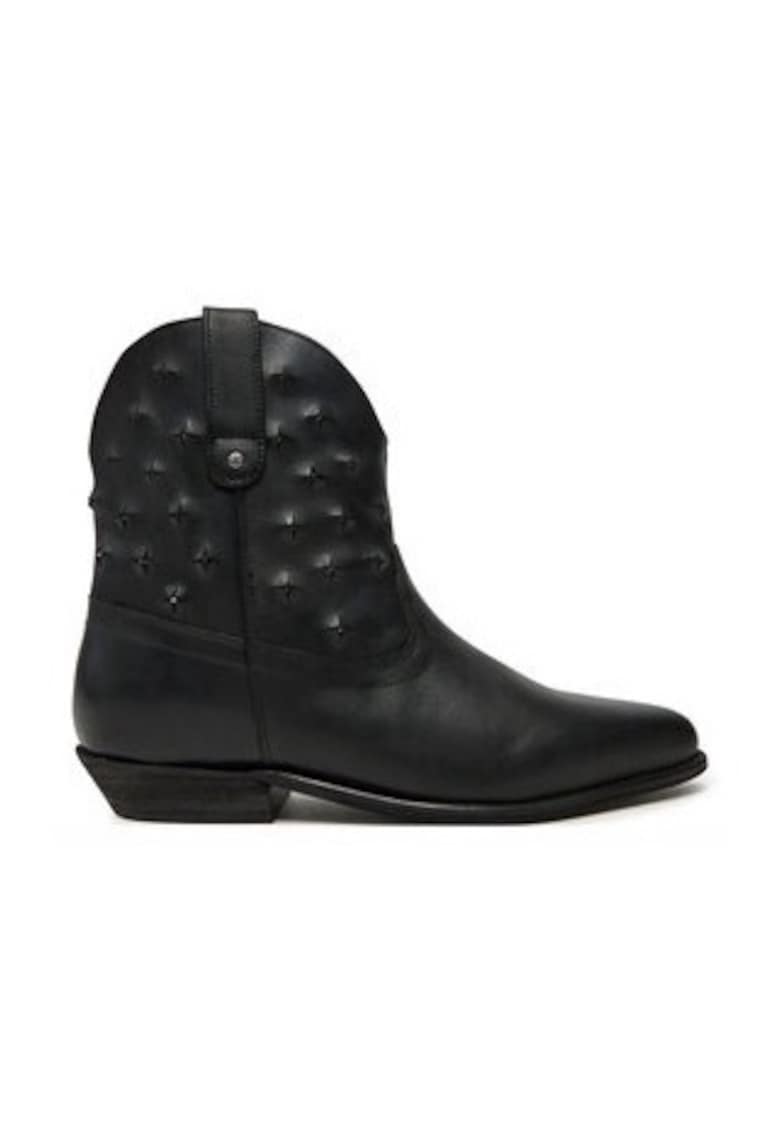 Cizme de cowboy  Negru - Piele - Negru