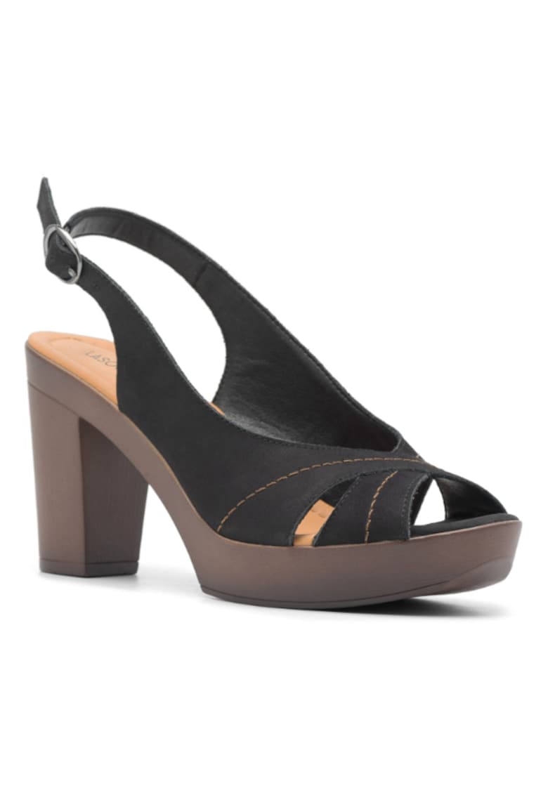 Sandale dama -  5904862799315 - Negru - Piele intoarsa - Negru