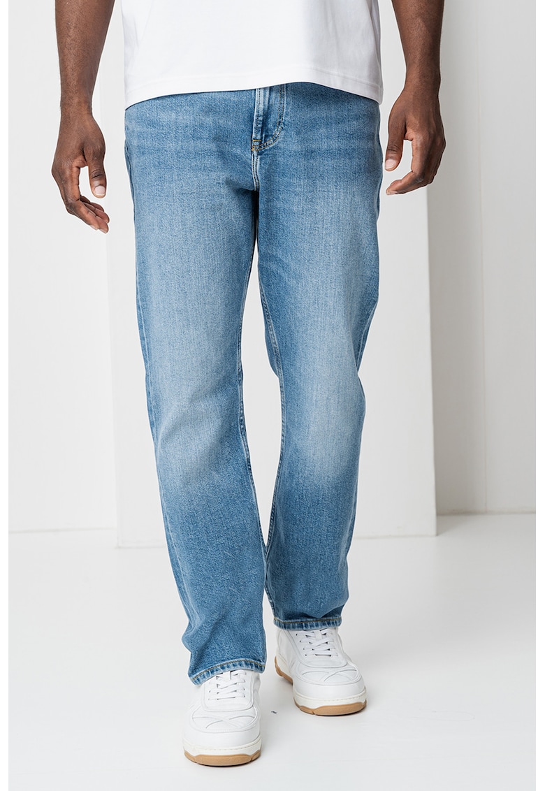 Blugi regular-fit din denim - Albastru deschis