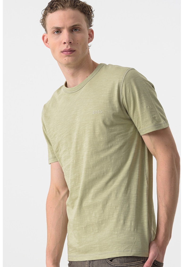 Tricou din bumbac Tegood - Verde aquamarin