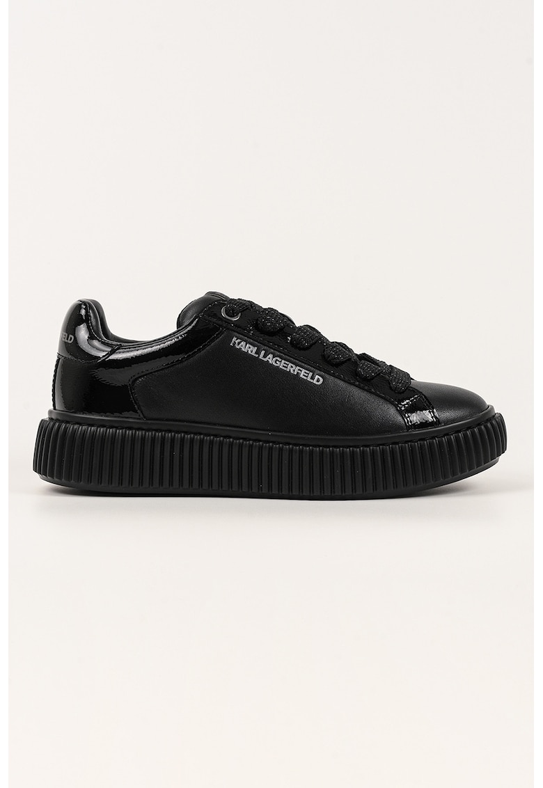 Pantofi sport din piele - Negru