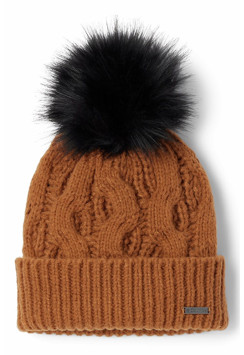 Caciula cu logo discret - Caramel