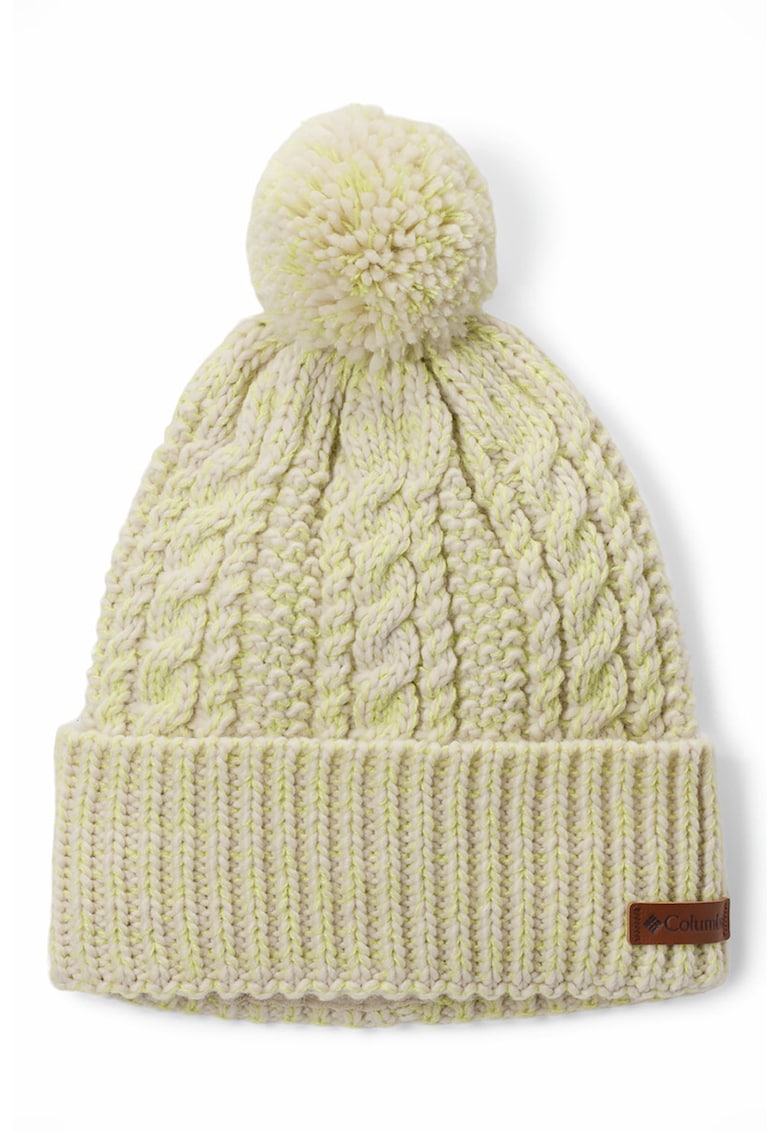 Caciula cu model torsade Cozy Ridge - Crem
