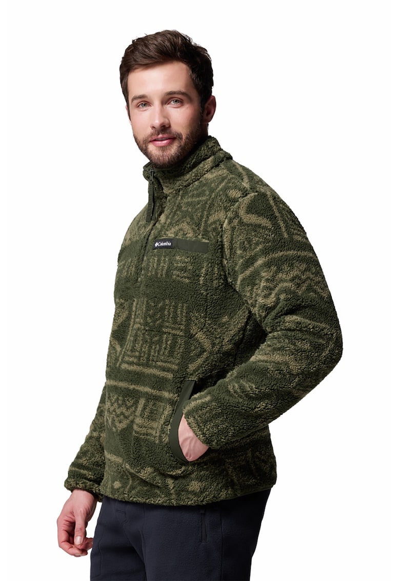 Bluza de trening din material teddy pentru ski Rugged Ridge - Kaki