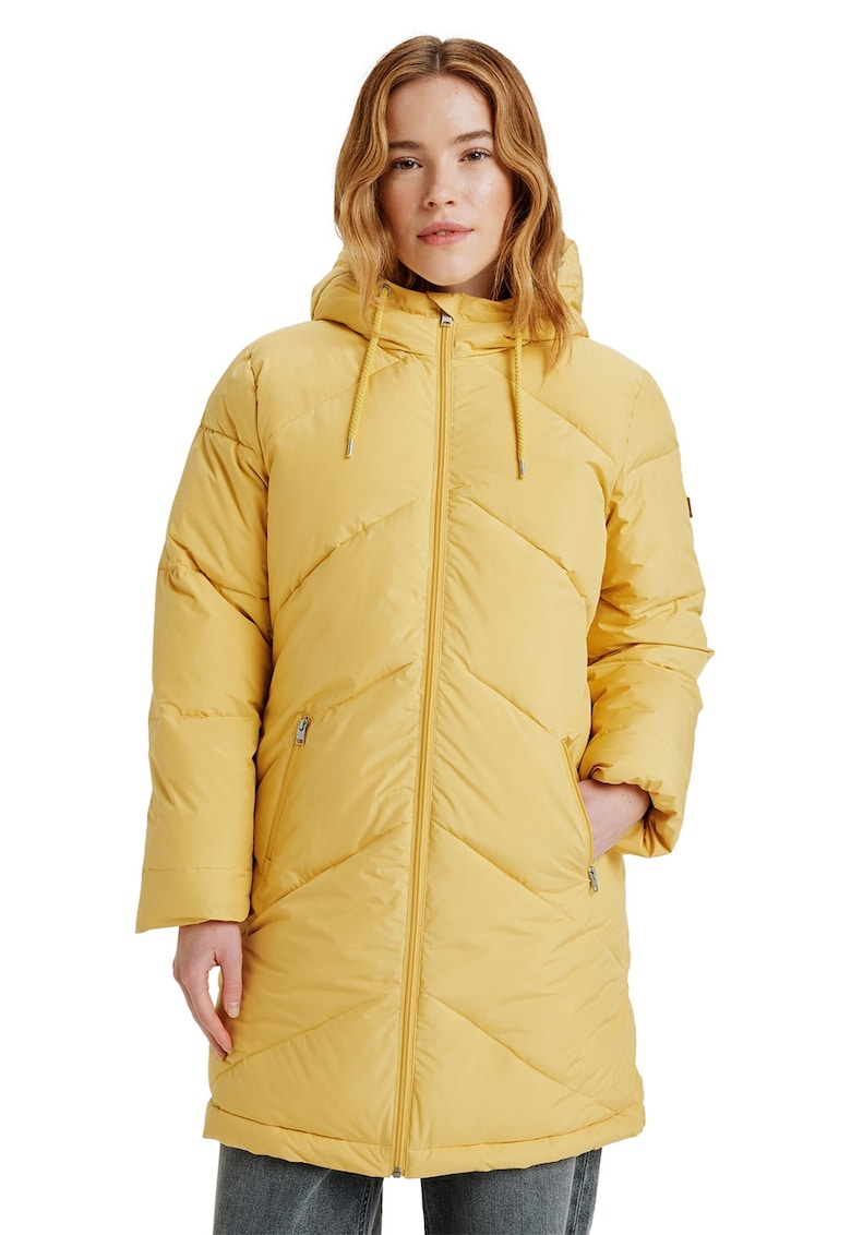 Geaca matlasata Better Weather - Galben pai