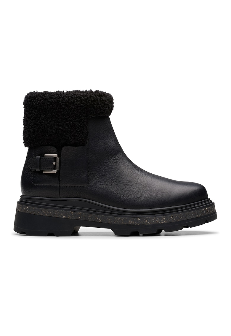 Ghete impermeabile de piele Hencroft Madi - Negru