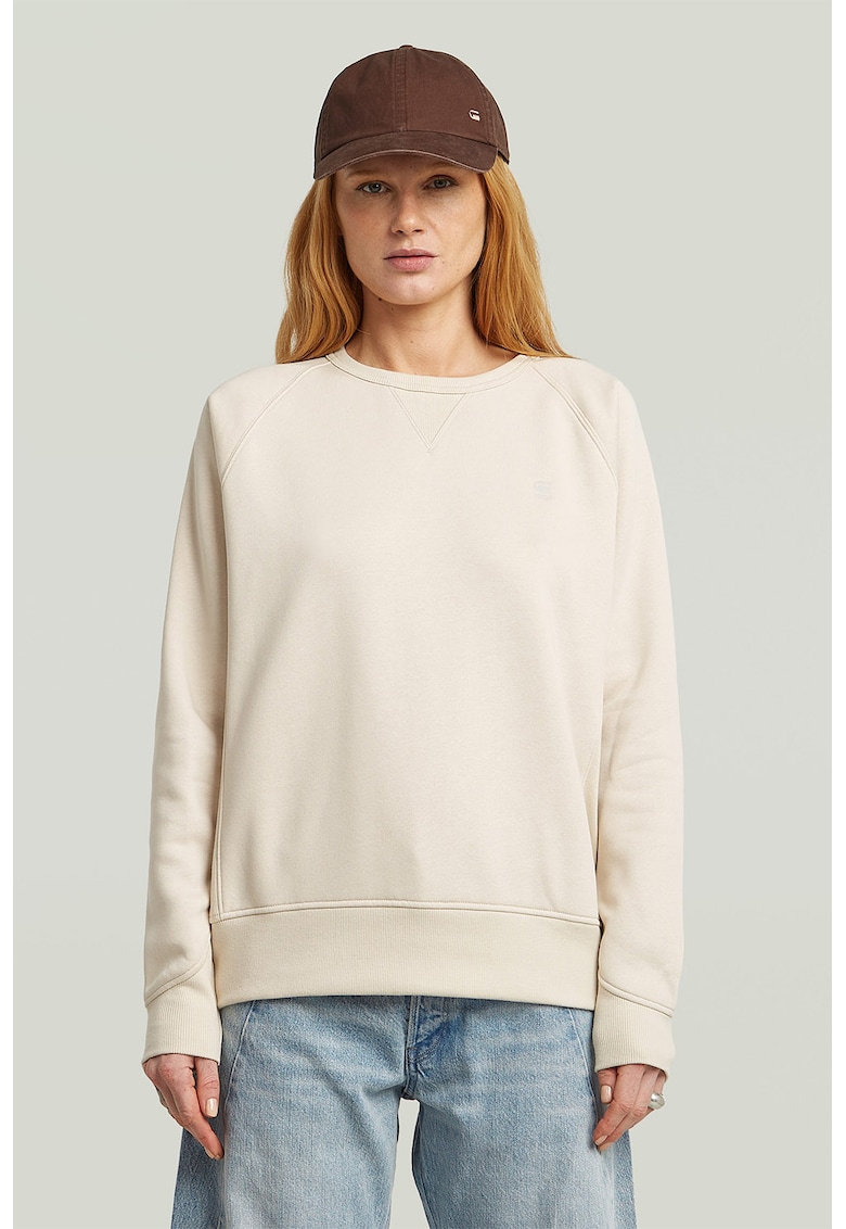Bluza de trening cu maneci raglan Premium Core 2.0 - Crem