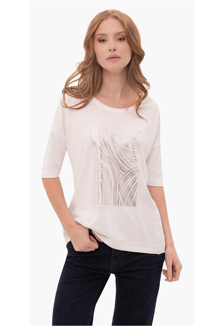 Tricou  T-Fest pentru femei - alb - Comfort Fit