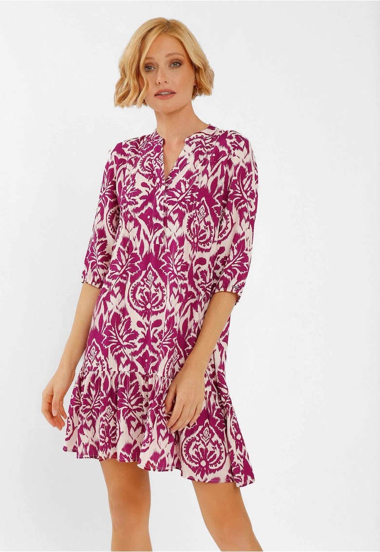 Rochie  G-Peonia - roz cu model - Roz Model